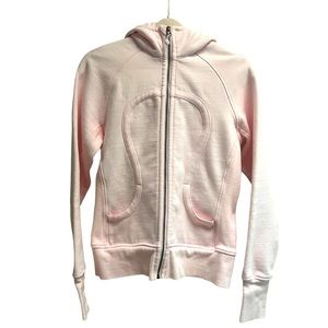 Lululemon Athletica Light Pink Zip-Up Hoodie